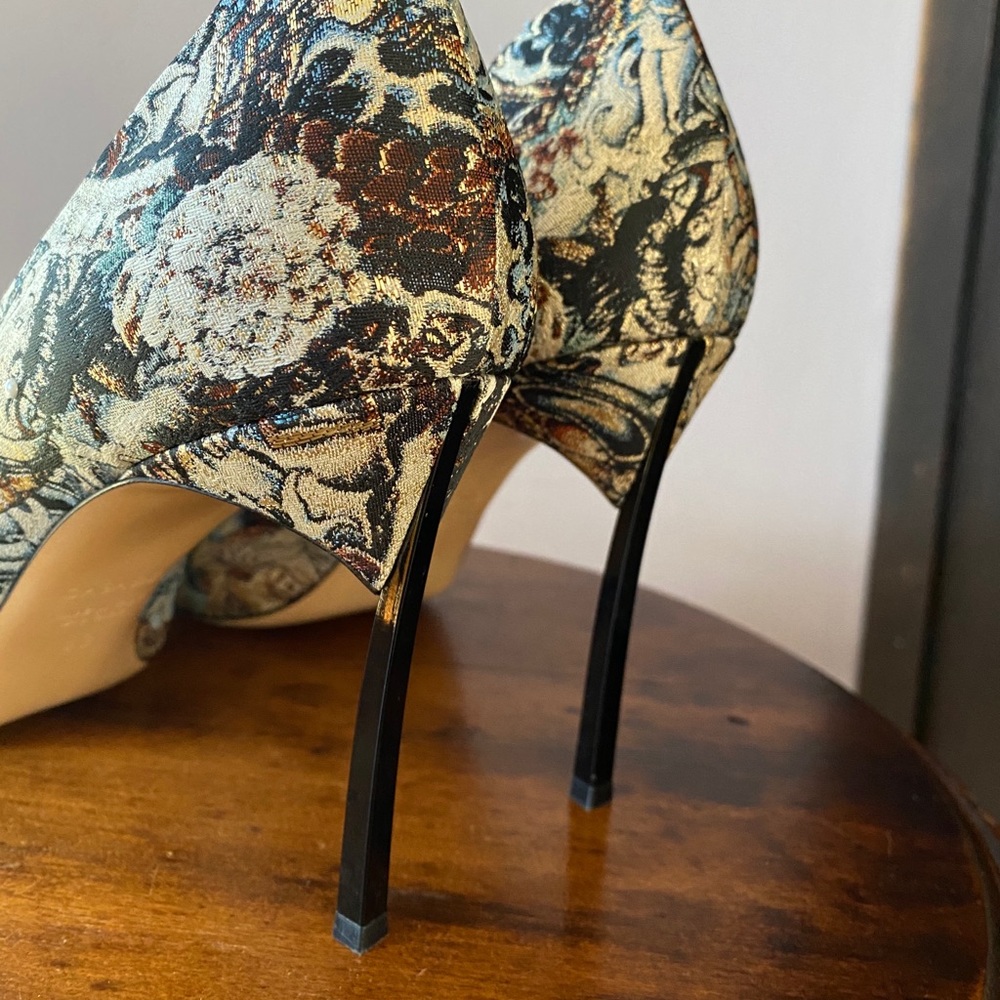Casadei stiletto Geisha print shoes NWT - Picture 5 of 10